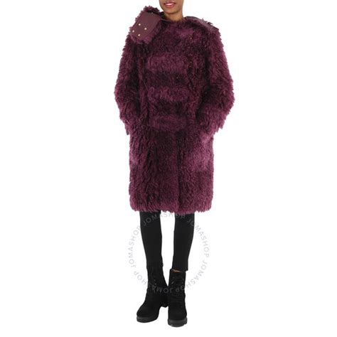 montgomery burberry donna corto|Burberry Ladies Deep Maroon Montgomery Faux Fur Ear .